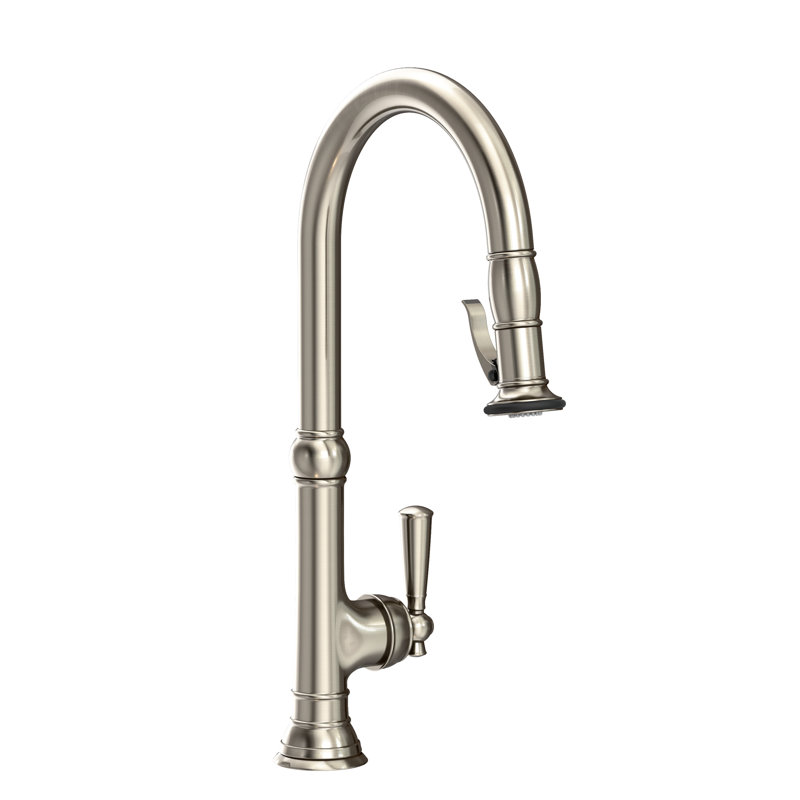 Pull-Down Kitchen Faucet - Trigger Spray, Antique Nickel