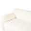 Chambre courbée de 81,5 po - 3 compressions ergonomiques minimalistes, tissu doux pour les espaces de vie courbés, sièges très grands, utilisation à long terme