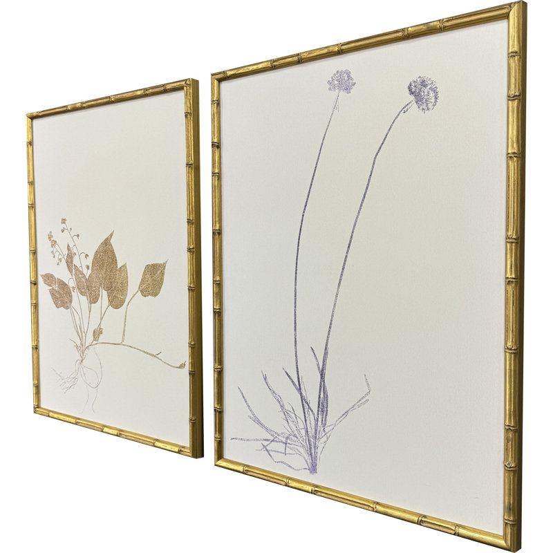 Floral Trace II, art encadré