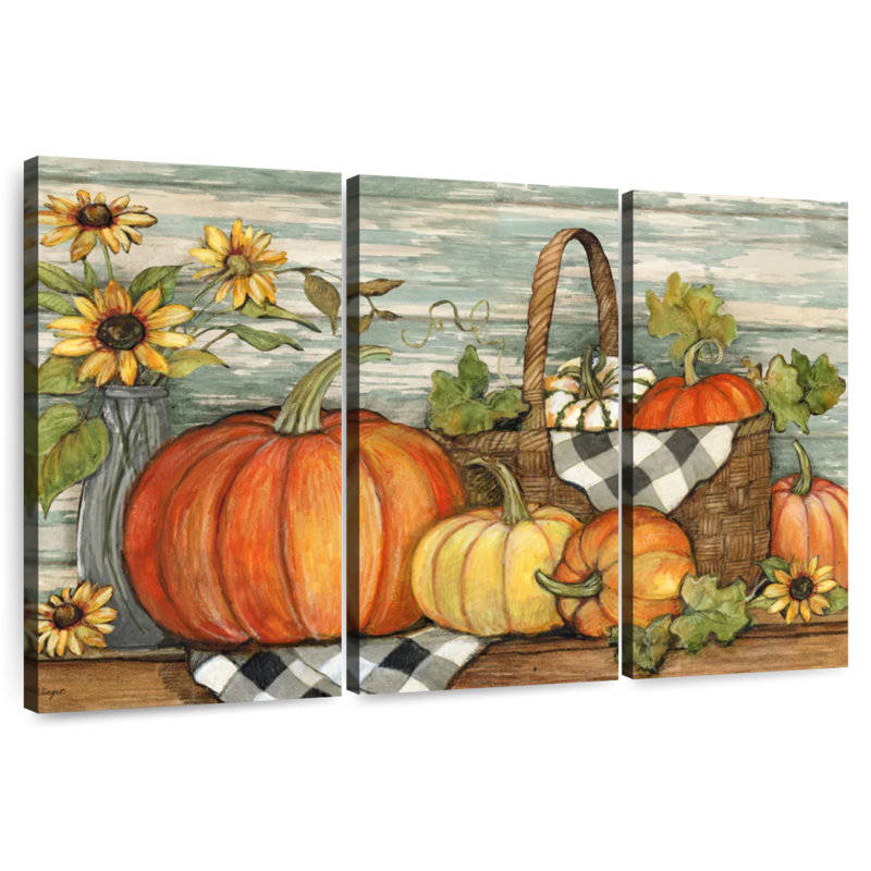 Yarlin Fall Harvest, 32" H x 50" W