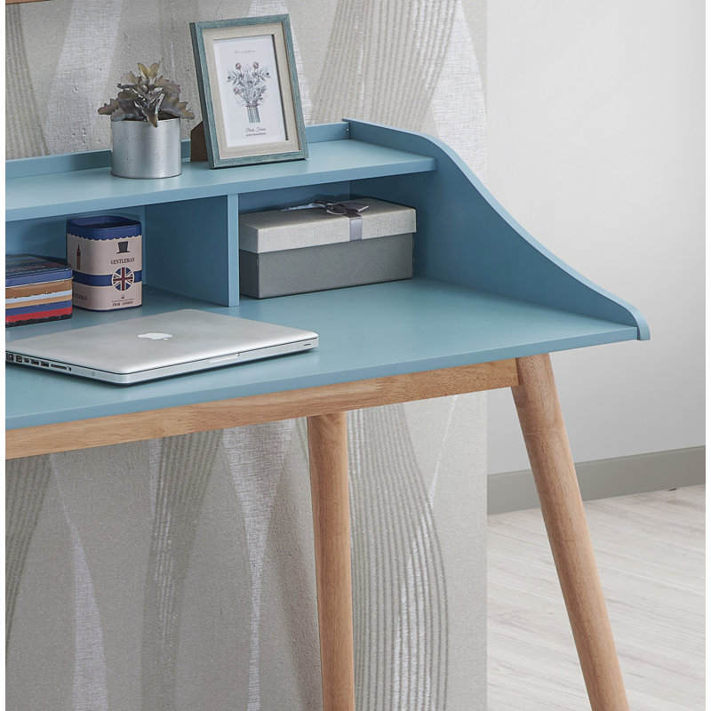 Bureau d'écriture avec rehausse Mid-Century