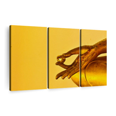 "Main de Bouddha" sur toile