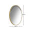 Danayla Aluminum Round Mirror-2013120979