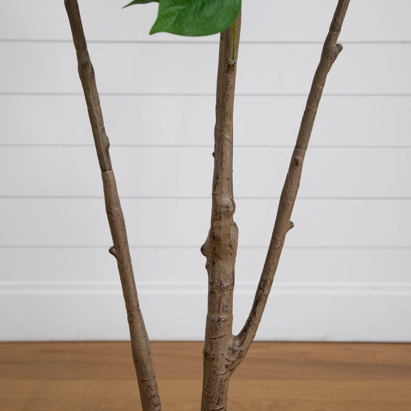 6 pi Bougainvillée artificiel minimaliste, H 72 po x l 24 po x P 6,5 po