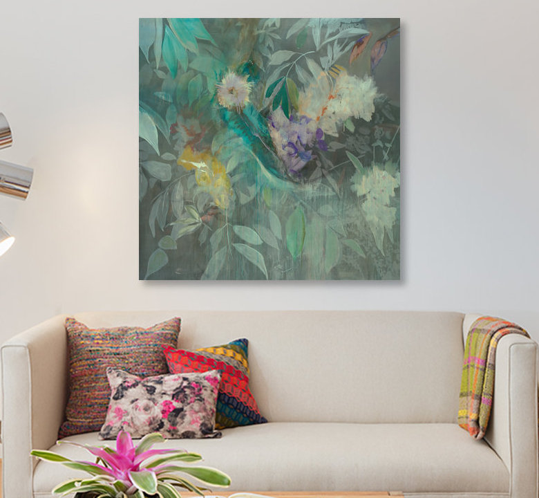 « providence », reproduction sur toile, H 12 po x l 12 po x P 0,75 po, Pas de tapis, Toile tendue
