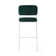 Sixty Upholstered Counter Stool with Metal Frame