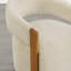 Chaise rembourrée avec roulettes cachées-1540460492