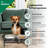 Elevated Rectangular Dog Feeder with 2 Stainless Steel Bowls-91973313-91973314