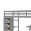Lit mezzanine simple Putman avec bureau intégré-1646022468