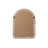 Arch Cornhusk Mirror in Linen White-108455470