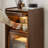 Nut-brown Solid Wood+Glass Display Cases
