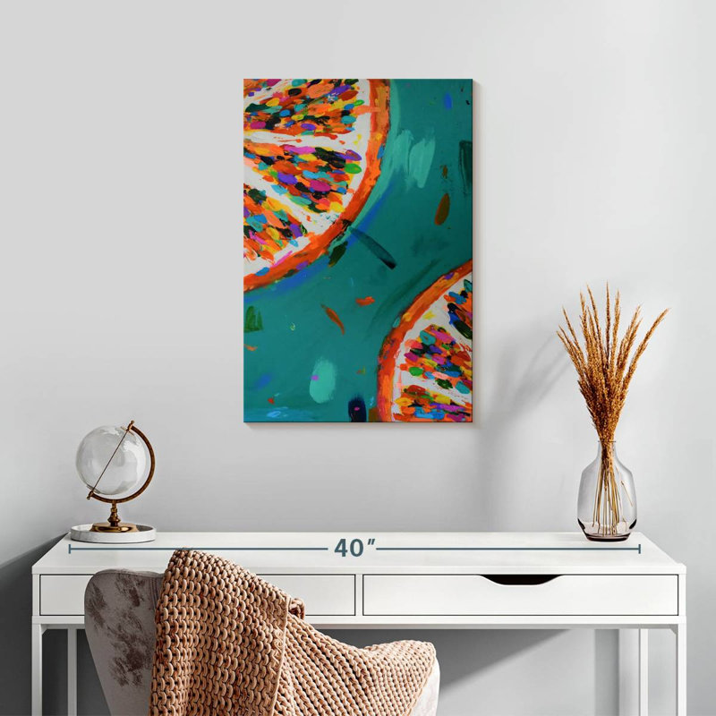 Yarlin Two Oranges, 24" H x 16" W