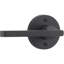Satin Black Half Dummy Door Lever