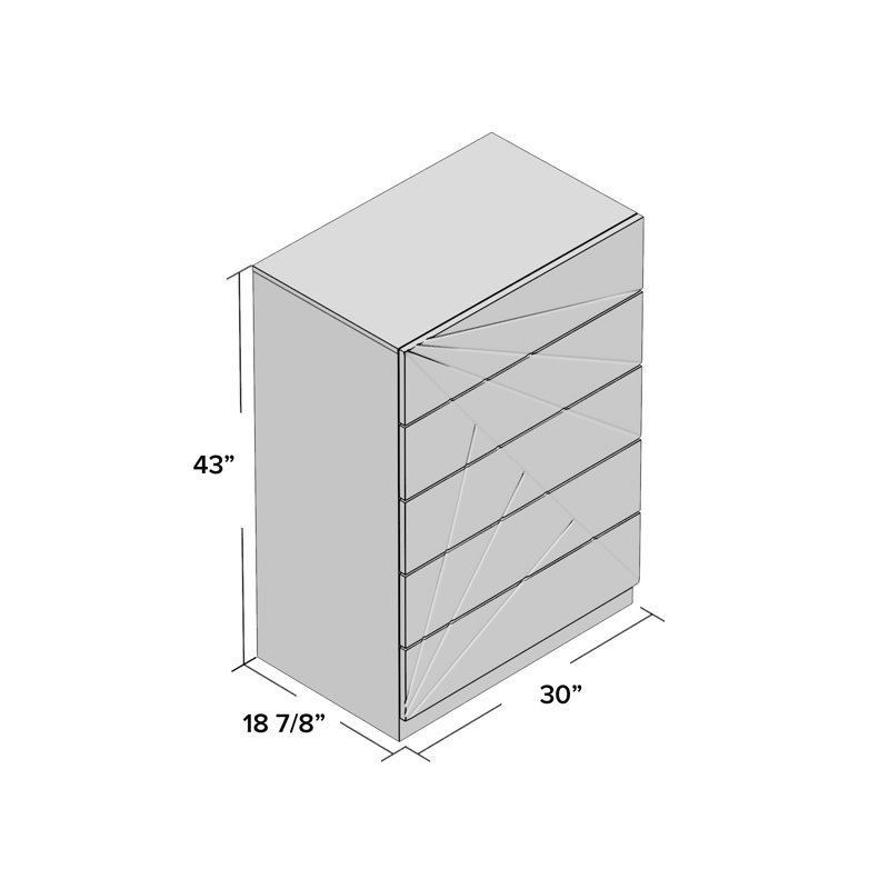 Commode 5 tiroirs Mcilwain