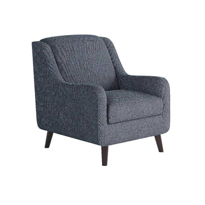 Fauteuil Aamorah, Bleu marine érablière