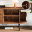 Meuble télé 70 po Mid-Century avec rangement et porte tambour-788090160