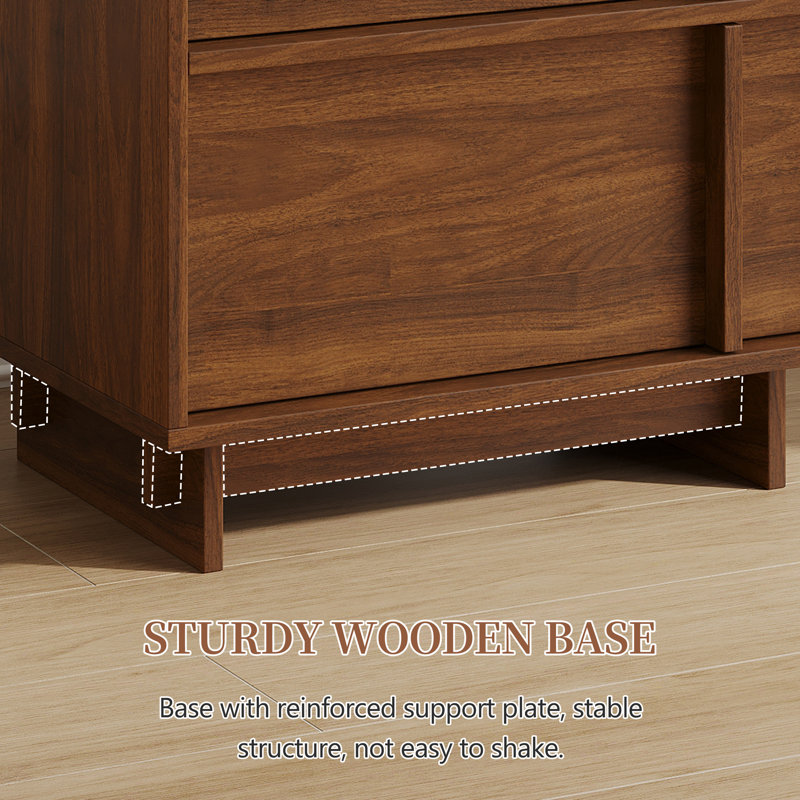 Modern Nightstand With Storage, Bedside Table For Bedroom
