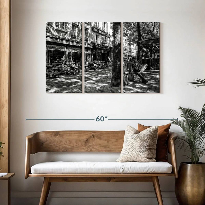 Sireci Black Montmartre - Place Du Tertre, 28" H x 45" W