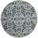 Alessia Floral Ivory/Blue Area Rug
