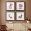 Golden Perfume I - ensemble de 4 reproductions d'art sur toile encadrées-400604442-400818172-400818174