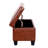 Carnet Faux Leather Upholstered Storage Bench-68938247