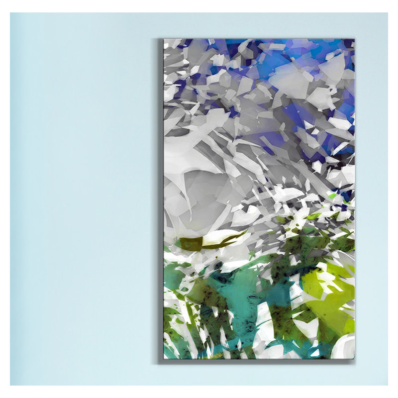 «Don't donner jusqu'à», impression sur toile, Toile tendue, H 48 po x l 28 po x P 1,5 po