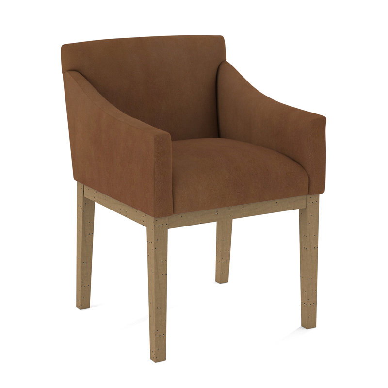 Upholstered Arm Chair, Applause Bravo, White