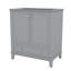 Armoire multifonctionnelle de base de meuble-lavabo 30 po avec portes et tiroir-118152048