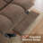 Power Recliner Lift Chair with Extended Footrest with USB & Type-C Charging, Fabric-115632730