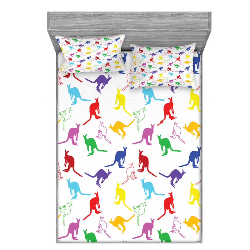 Microfiber Sheet Set, Full Sheet Set with Fitted Sheet