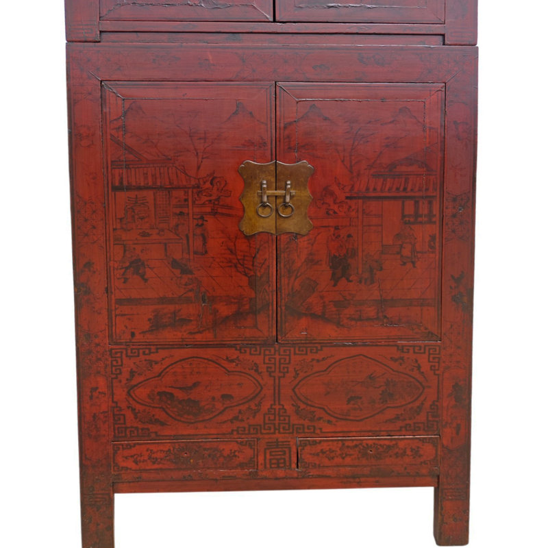 Solid Wood Accent Cabinet