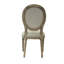 Chaise parsons en lin Kasturi