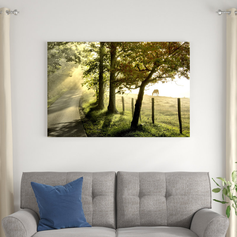 Morning Graze II - impression sur toile tendue, H 32 po x l 48 po x P 1,25 po