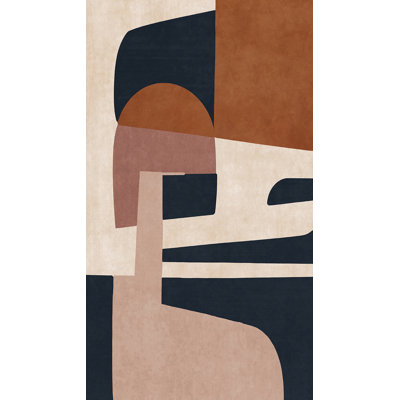 Terra Abstract Red Wall Mural