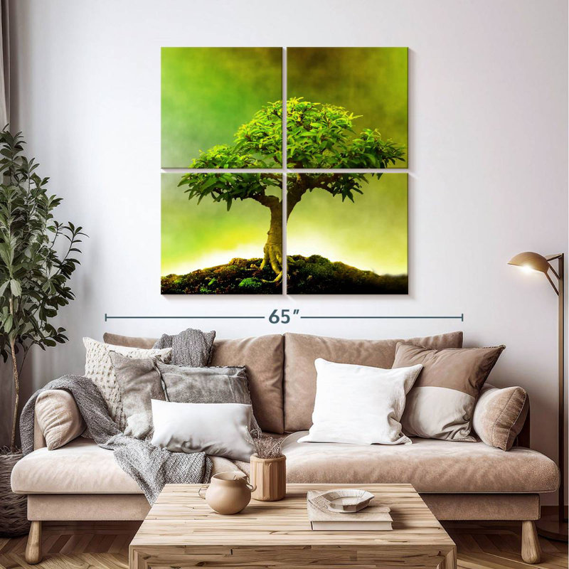 Harnek Green Bonsai Tree, 45" H x 45" W