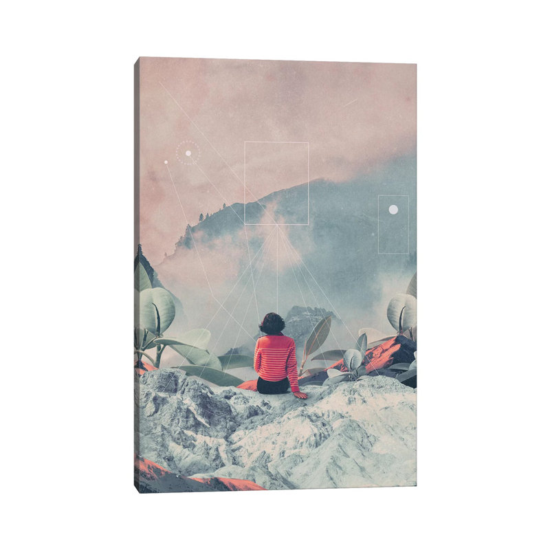 «Lost in the 17Th Dimension» par Frank Moth, reproduction d'art graphique sur toile tendue, H 40 po x l 26 po x P 1,5 po