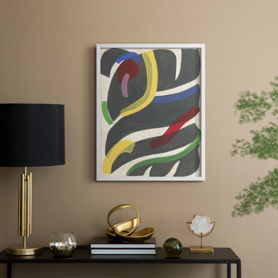 Canasta III Framed Print - Solid Wood