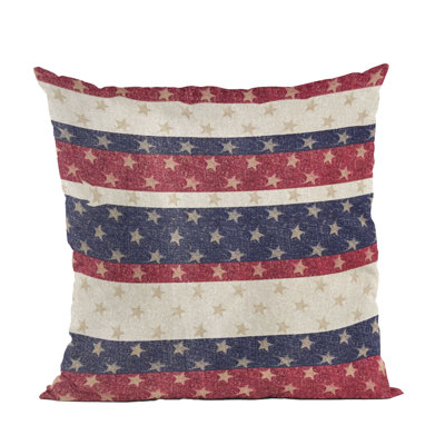 Plutus Patriotic Elegance Luxury American Flag Pillow