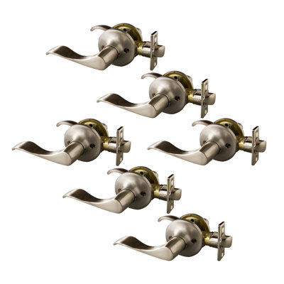 Stratford 6-Way Universal Passage Door Lever