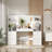 Greyden Zeibak Large Makeup Vanity With 8 Drawers, 14 Lighted Bulbs And Spacious Storage Space-704871127