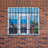 2 Pcs 24*36In Rectangular Black Sturdy Iron Window Guard Window Security Bars