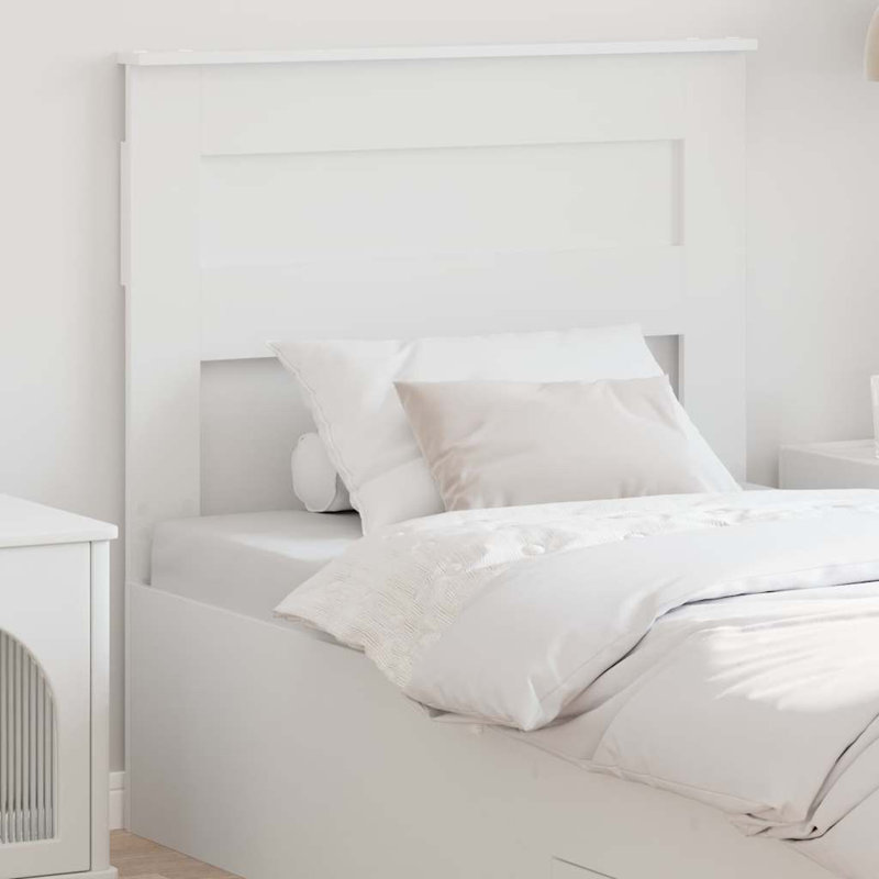 Headboard, UK Small Single - DE 75 x 190 cm, White