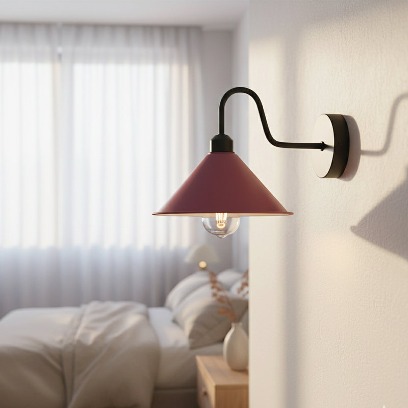 Armed Sconce, Pink