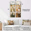 Pivoines le long de la campagne - ensemble d'art mural floral de 6-78285622-78285623