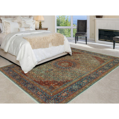 One-of-a-Kind 6'7" X 9'10" 1980s Wool Area Rug in