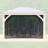 11' x 13' Meridian Gazebo Mosquito Mesh Kit  Premium Phifer UV-Resistant Mesh with Easy Glide Tracks and Full-Length Zippered Panels