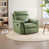 Green Faux Leather