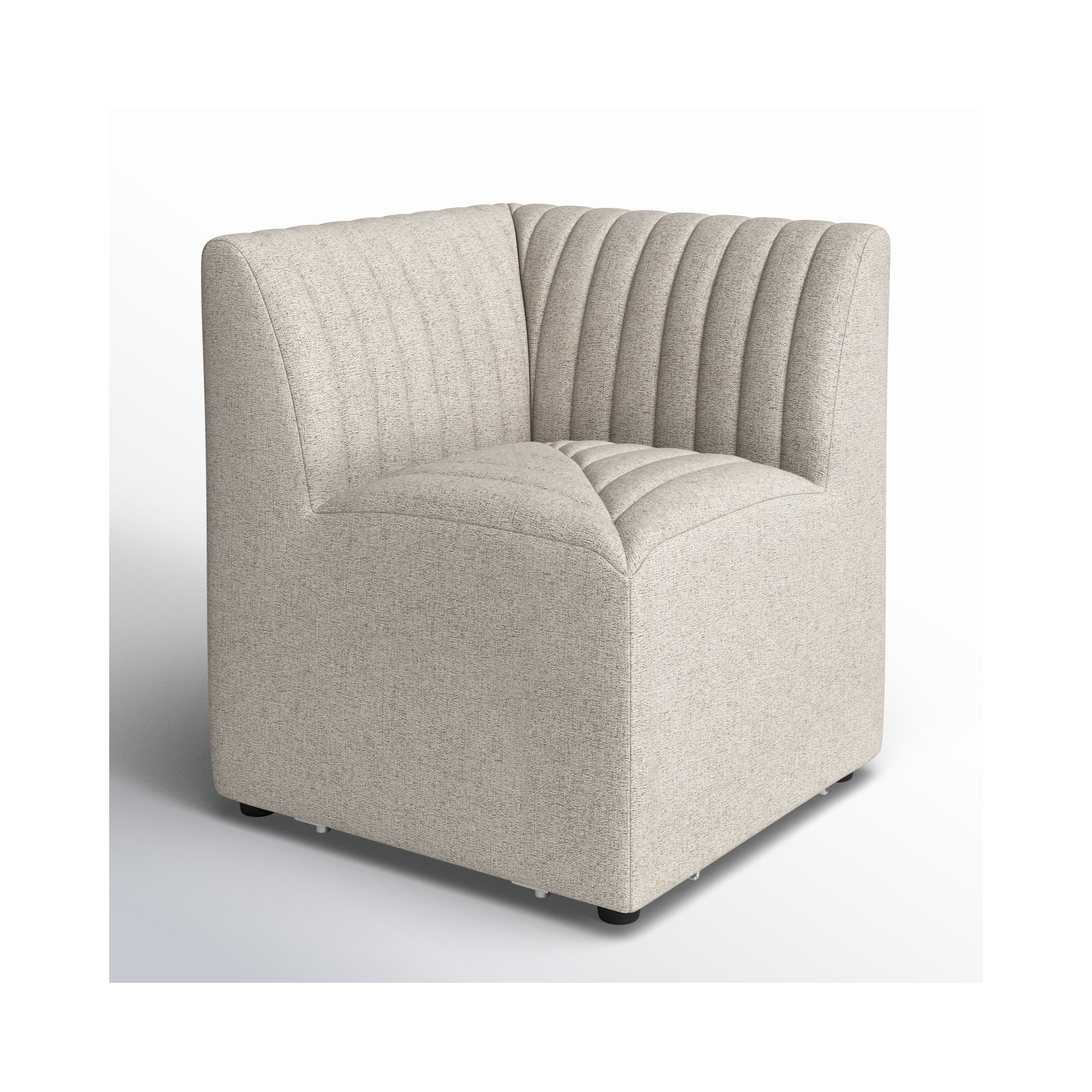 Brandt Upholstered Accent Chair, Orly Natural