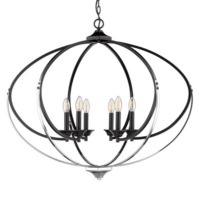 Orey 6 - Light Globe Chandelier