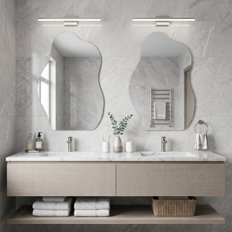 Miroir de salle de bain mural 24 po x H 36 po